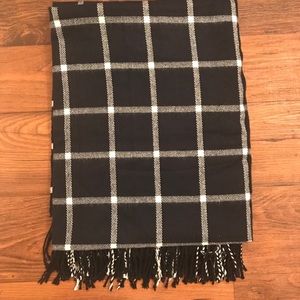 NWOT J. Crew Factory Navy Blanket Scarf